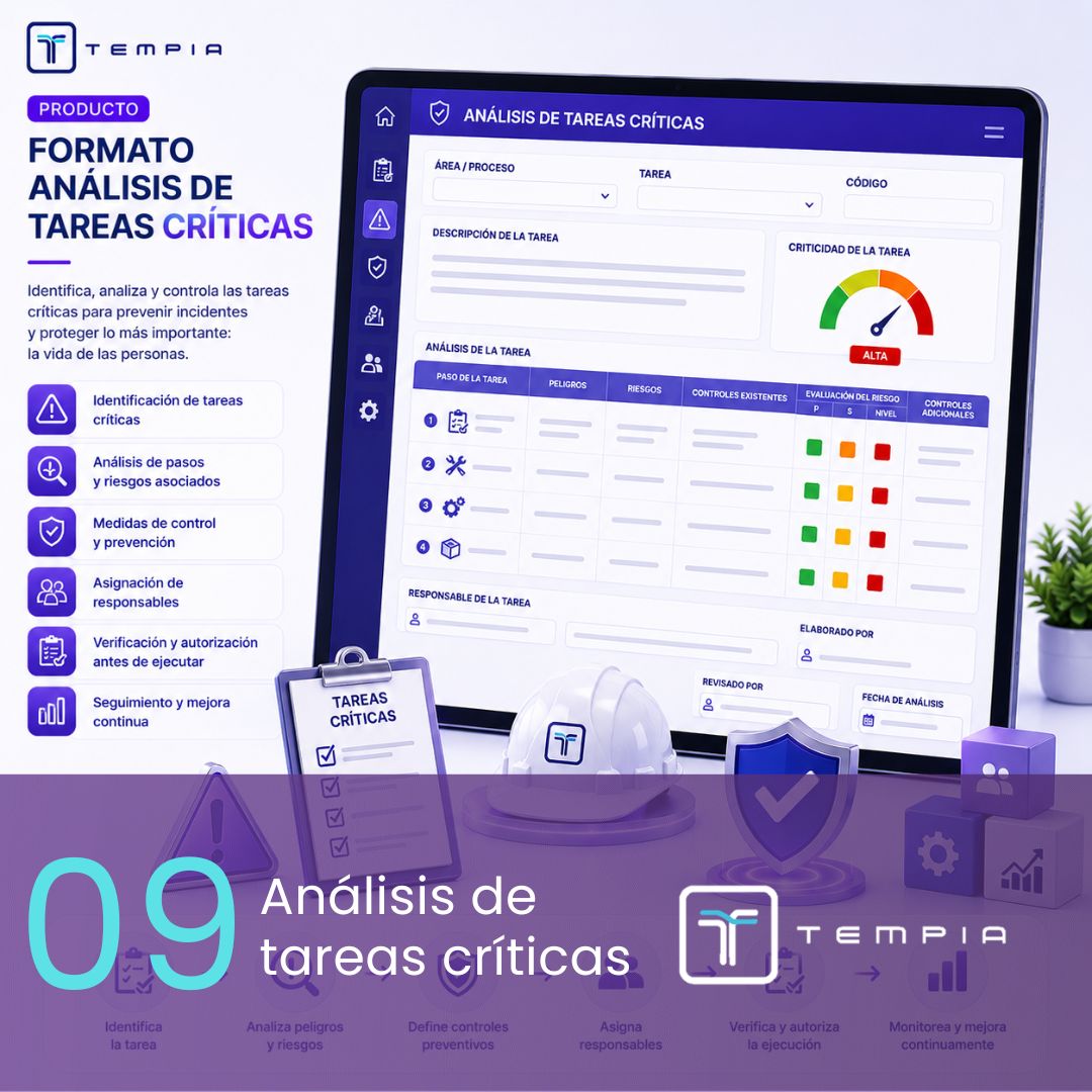 Análisis de tareas críticas tempia